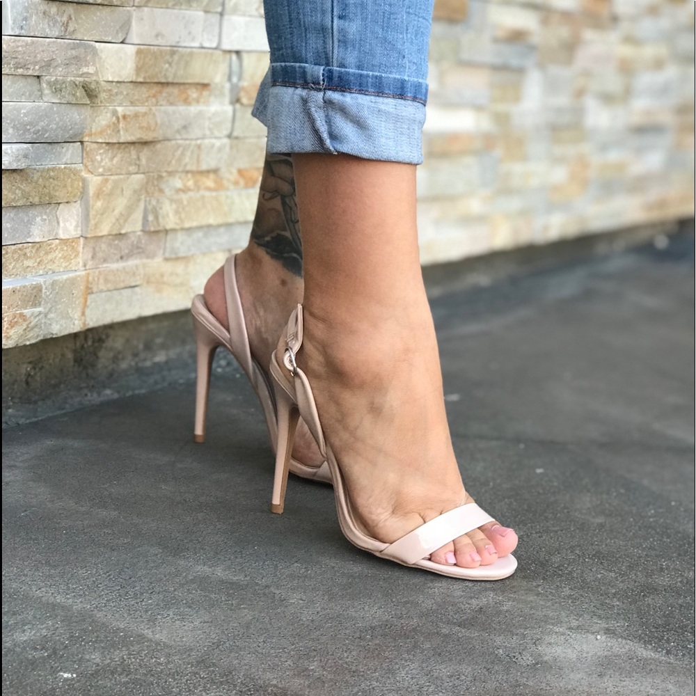 Cream color heels